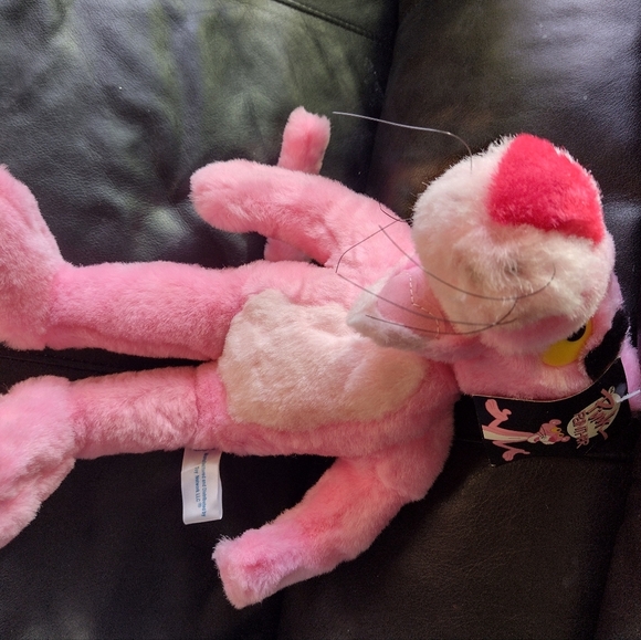 Vintage Pink Panther Plush 12" United Artist Toy Network 1998 with Tags - Picture 7 of 10